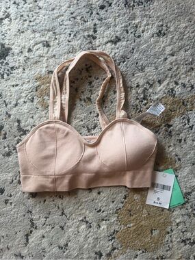 Forever 21 Nude Padded Bustier Bralette